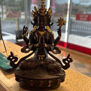 Lakshmi Figure-Lakshmi is the Hindu goddess of wealth and good fortune.
